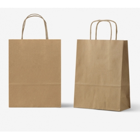 Custom Paper Food Kraft Bags Coffee Packaging Printed Recycled Logo 