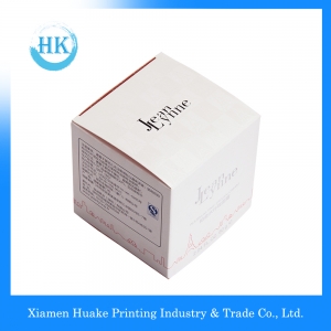 Luxury Paper Packaging Cosmetic Creams Square Box For Personal Care 