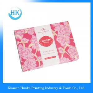 Pink Printing Paper Luxury Gift Box Packaging 