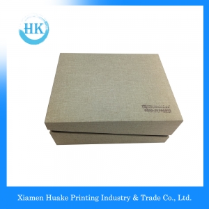 New Design Cloth Hardcover Box With Lids 
