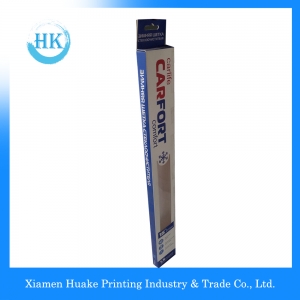 Long Wiper Paper Packing Box With PVC Window 