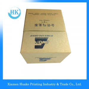 Luxury Fancy paper Packaging Tea Box Lid And Bottom With Hot Stamp 