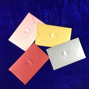 Different Size Colored Envelopes 