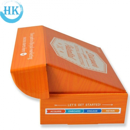 CMYK Print Foldable Mailing Box With Lamination Inside And Outside 