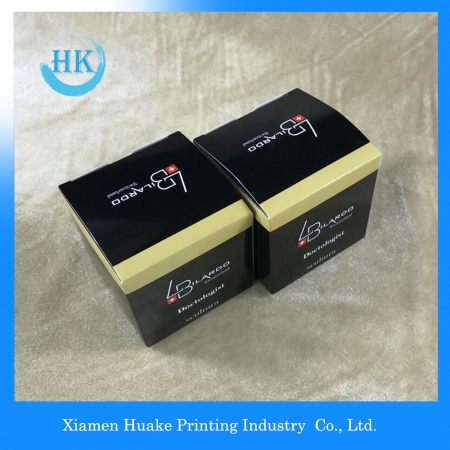 Ivory Paper Cosmetic Box For Packaging 