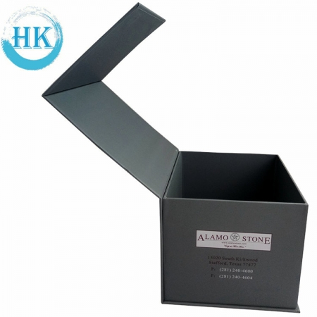 Luxury Gray Cardcover Display Box With Magnetic Buckle​ 