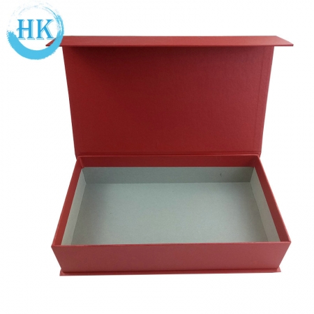 Red Matt Paper Folding Gift Box with Magnet Closure 