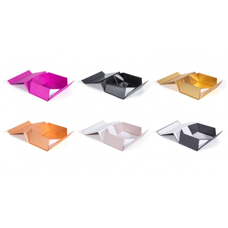 Laser Gradient Foldable Gift Boxes Storage Gift Flat Shipping Carton Magnetic 