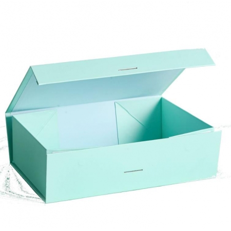Collapsible Colorful Cardboard Folding Magnetic Storage Paper Boxes 