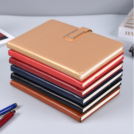 A5 Business Notebook Gift Set Enterprise Printed Student Notepad With Hand Gift Box Pu Leather Hardcover 