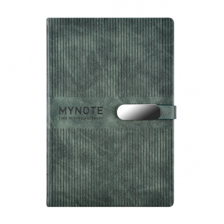 A4 A5 Magnet Metal ClaspNotebook Notepads Custom Logo Printed Leather Journal 