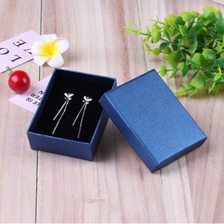 Wholesale Ring Jewelry Bbox Pendant Necklace Lenny Earrings Small Paper Box With Logo 
