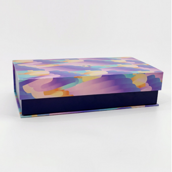 Book Shape Magnetic Closure Gift Box Luxury Perfume Paper packaging Colorfur Printing Box Huake Printing