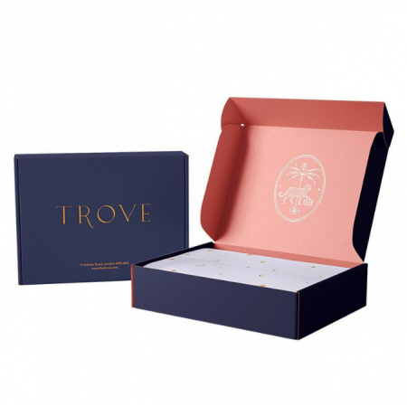 Custom Mailer Boxes With Logo Packaging Boxes Clothing Pink Corrugated Box 