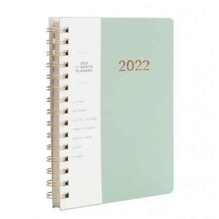 Custom Notebook Printing Spiral Bound Diaries 2023 Daily Planner 