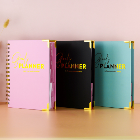 Agenda Spiral Notebooks And Planners Custom 2023 Diary Pink Gift Box Set 