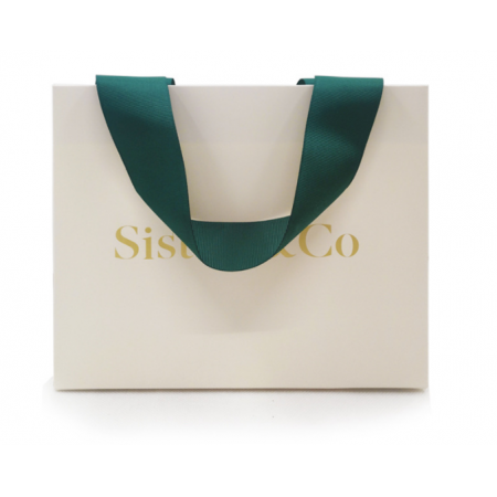 Luxury Rigid Handle Paper Bags Foldable Shopping Bag Custom 