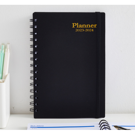 Custom Planner Printing A4 Kraft Notebook Spiral Organizer Agendas 