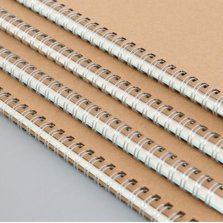 Kraft Notebook A5 Spiral For School Journal Printing Custom 