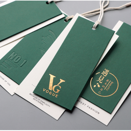 Custom Clothes Label Private Packaging Sticker Hang Tag 