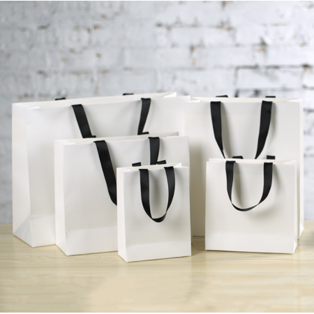 Premium Kraft Paper bags Custom Printed Logo Wholesale 