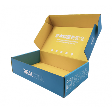 FSC Corrugated Shoe Packaging Box For Gift Mailing Box 