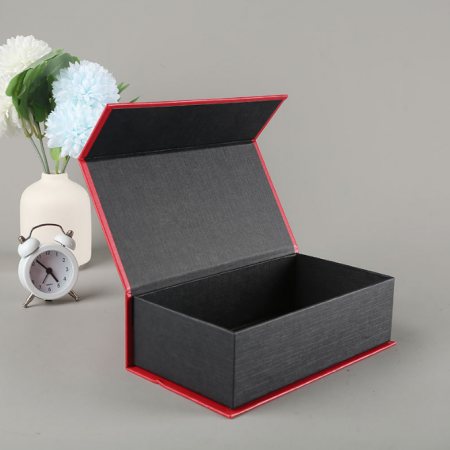 Custom  Magnetic Gift Folding Storage Gift Box With Handle Packaging Paper Box 
