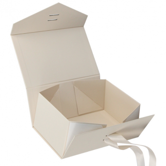 Custom Magnetic Box Packaging Paper Cardboard Storage Magnetic White Gift Box Huake Printing