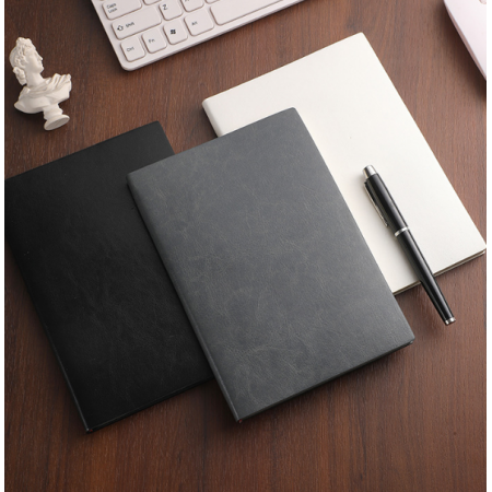 Wholesale Paper Notebooks Journals Custom Logo Pu Leather Softcover Hardcover Notepad 