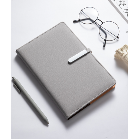 Custom Logo Business Notebook Journals Planner Diary Leather Hardcover Magnetic Buckle 
