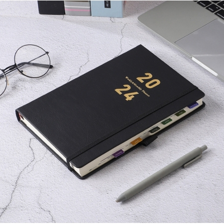 Custom Journal Logo Notebook Planner 2024-2025 Monthly Weekly Daily Planner 