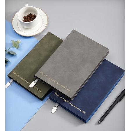 A5 PU Leather Notebook Book Printing Journal Diary Gift Set 