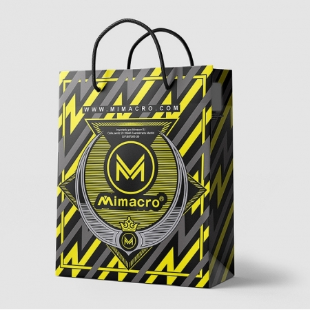 Custom Paper Packaging Shopping Bags For Clothing With Your Own Logo Printing 
