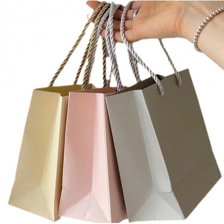 Luxury Paper Bags Gift Shopping Bag With Handle Custom Logo 