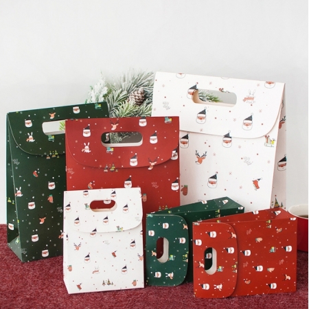 Luxury Paper Bag Packaging Christmas Gifts Custom 