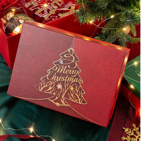 Luxury Paper Box Gift Packaging Christmas Mug Hat Top Box 