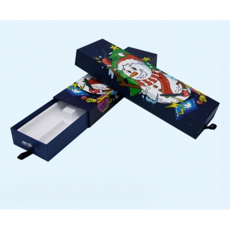 Custom Cardboard Box Drawer Slide Gift Box Packaging Christmas 