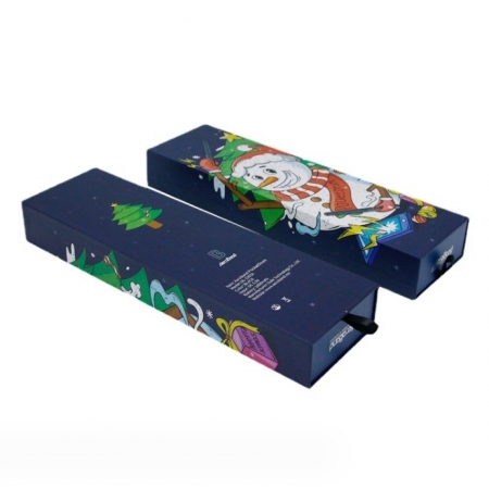 Custom Cardboard Box Drawer Slide Gift Box Packaging Christmas 