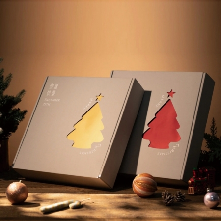 Christmas Paper Box Corrugated Mailing Packaging 