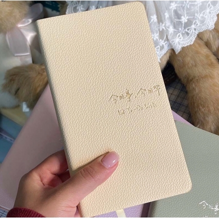 Custom Logo Notepad A6 Pocket Diary 2024 Leather Notebook Journal 