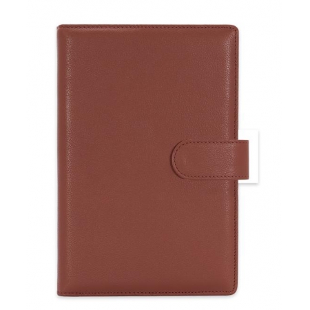 Custom A5 Paper Notebook Journal Book Printing Notepads Logo Printed PU Leather Cover 