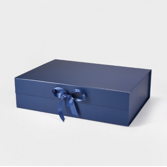 Luxury Cardboard Magnetic Folding Packaging Paper Gift Cardboard Ribbon Bow Box Custom Huake Printing