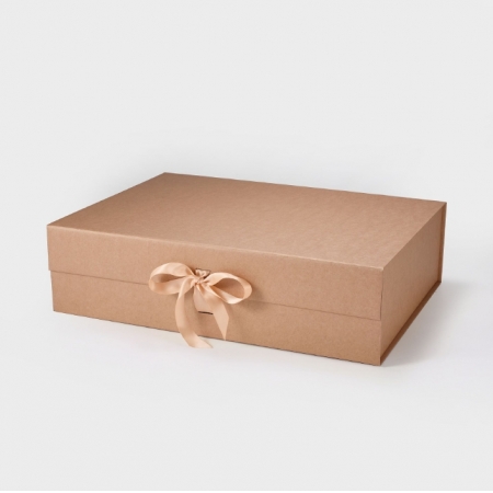 Luxury Cardboard Magnetic Folding Packaging Paper Gift Cardboard Ribbon Bow Box Custom 