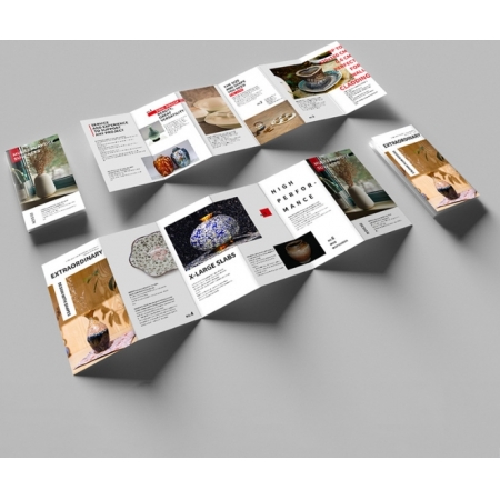 Custom Folding Book Catalogue Brochure Printing Flat And Fold Box Pamphlet Printing 