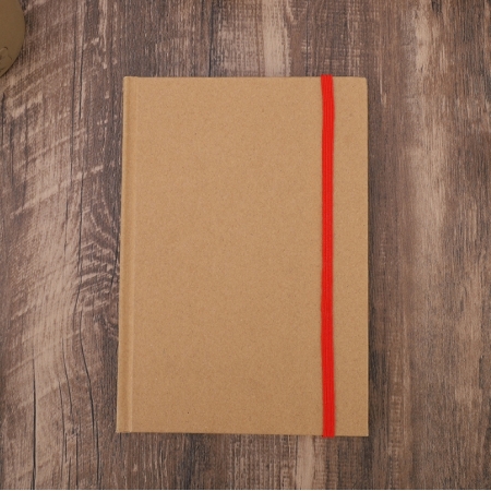 Wholesale Journal Printing A5 Lined Kraft Notebook Diary With Logo 