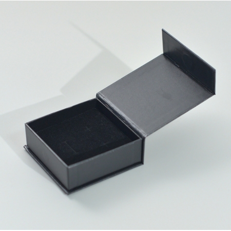 Custom Magnetic Cardboard Box Mini Jewelry Manufacturer Packaging Boxes Set With Foam Insert 