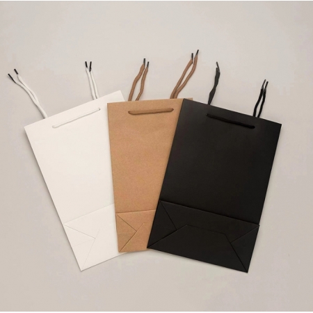 Custom Kraft Shopping Bags Recycled Gift Clothing Paper Bag 